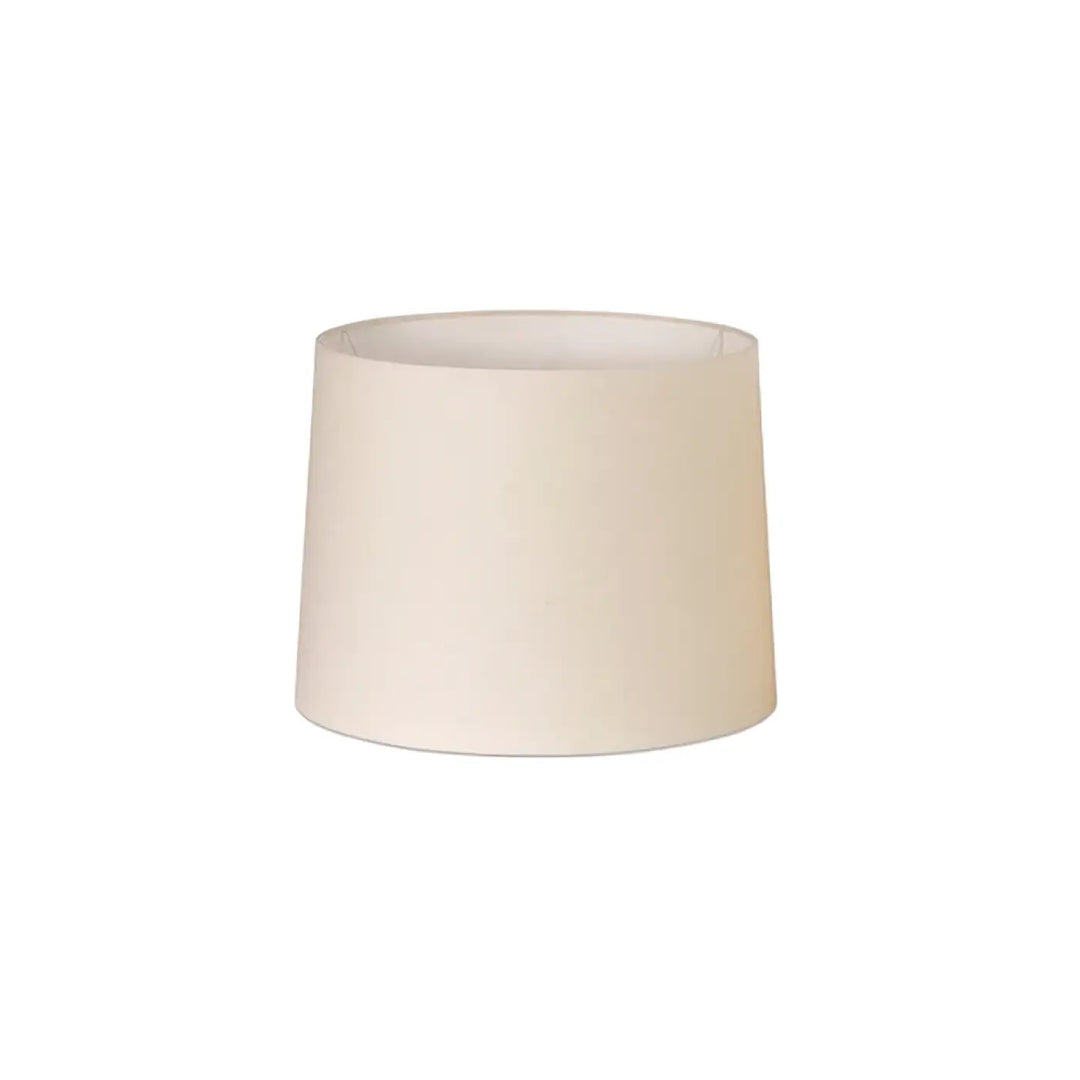 Abat-jour textile Ø 21,5 / 19 cm, H 16 cm beige de Faro Barcelona