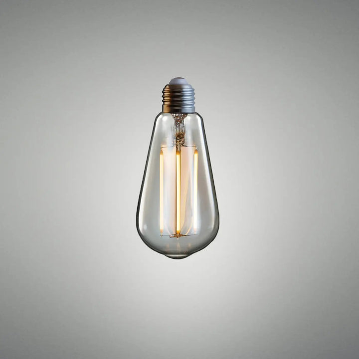 Ampoule LED Teardrop en verre ambré