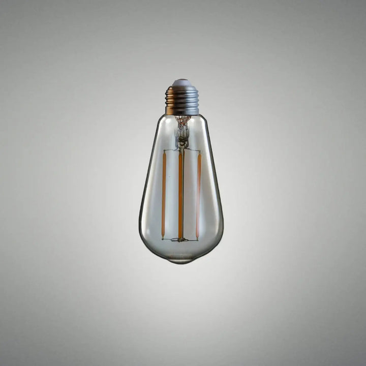 Ampoule LED Teardrop en verre ambré, vue 2