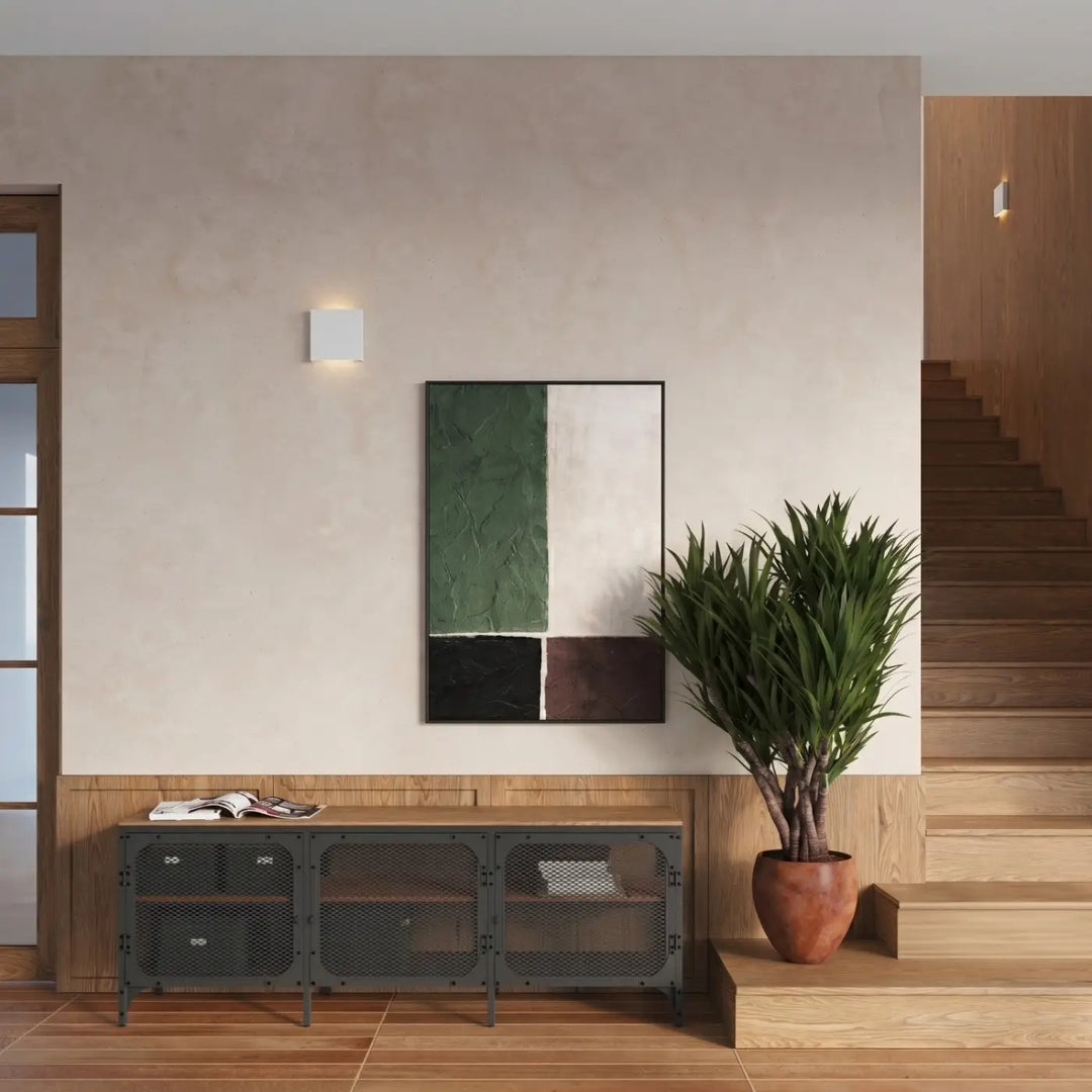 Applique murale blanc dans un intérieur contemporain