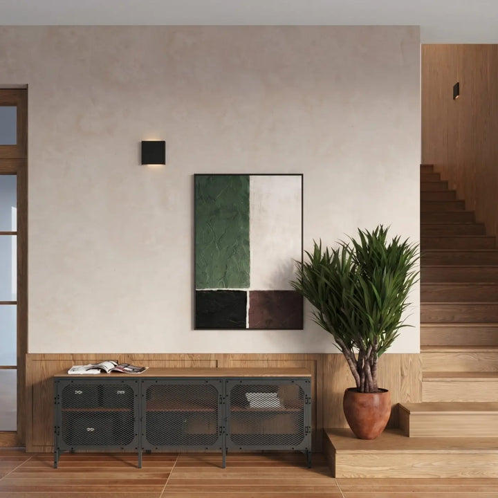 Applique murale noir dans un intérieur contemporain