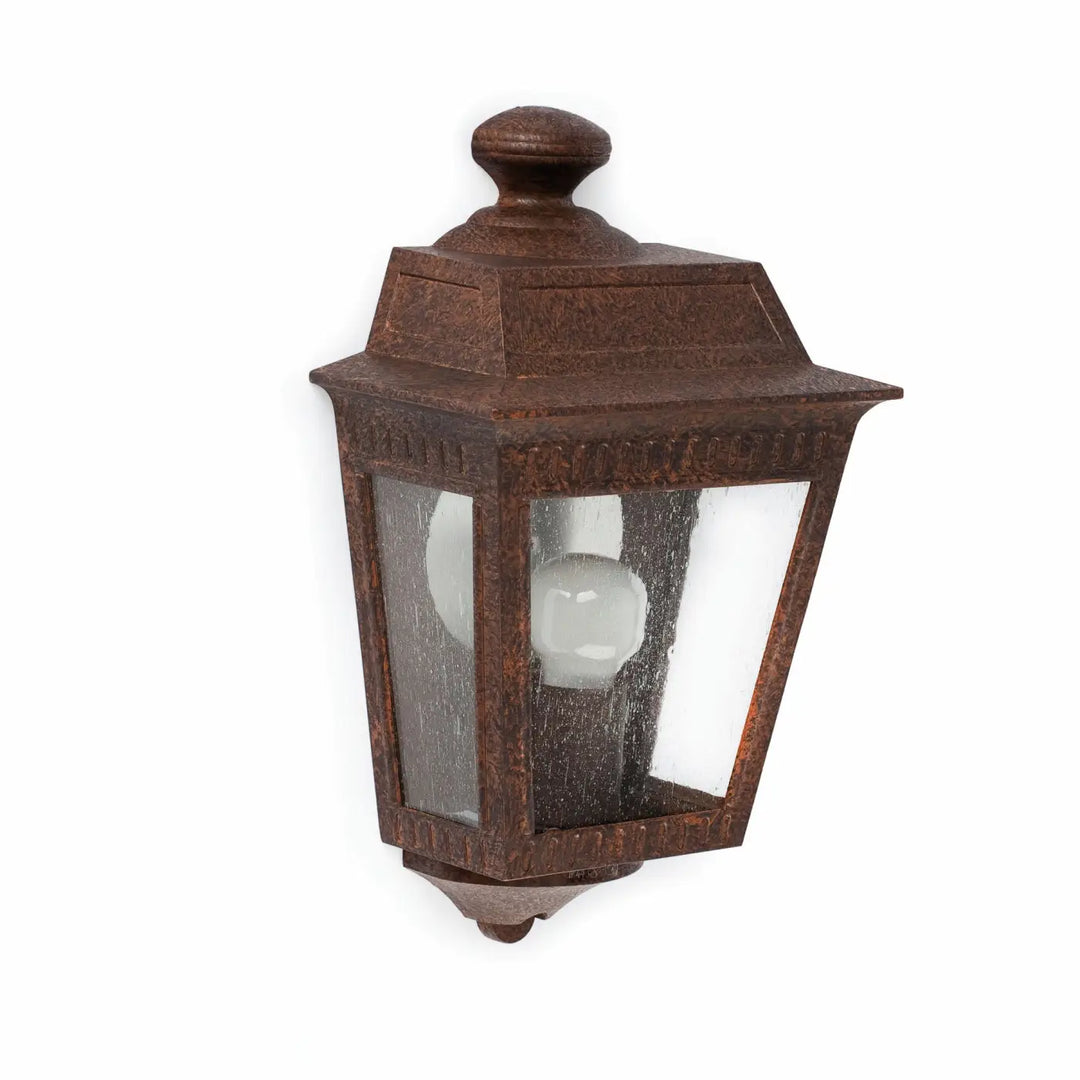 Applique lanterne Argot finition rouille de Faro Barcelona
