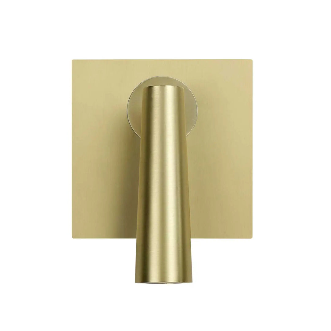 Applique liseuse Gamma en aluminium doré #couleur_dore