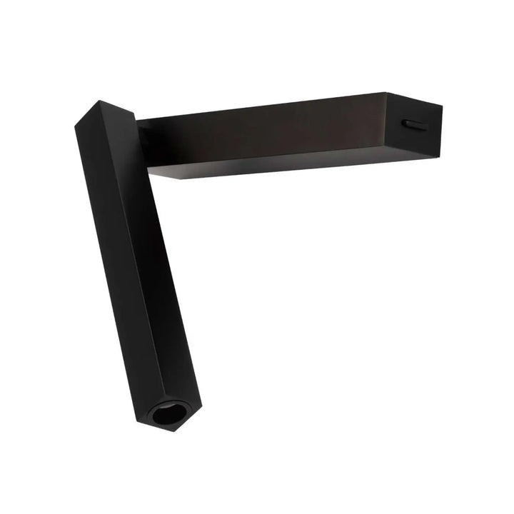 Applique liseuse Hall Slim noire en aluminium #couleur_noir