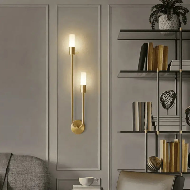 Applique Murale Métal Tubulaire Verticale