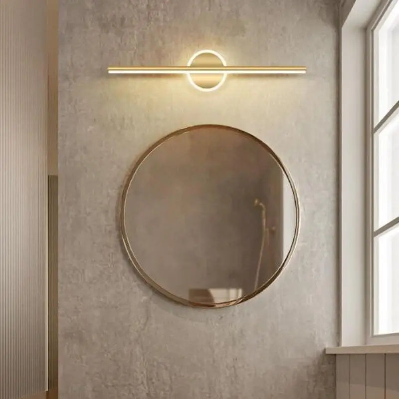 Applique Murale A Led En Cercle Minimaliste