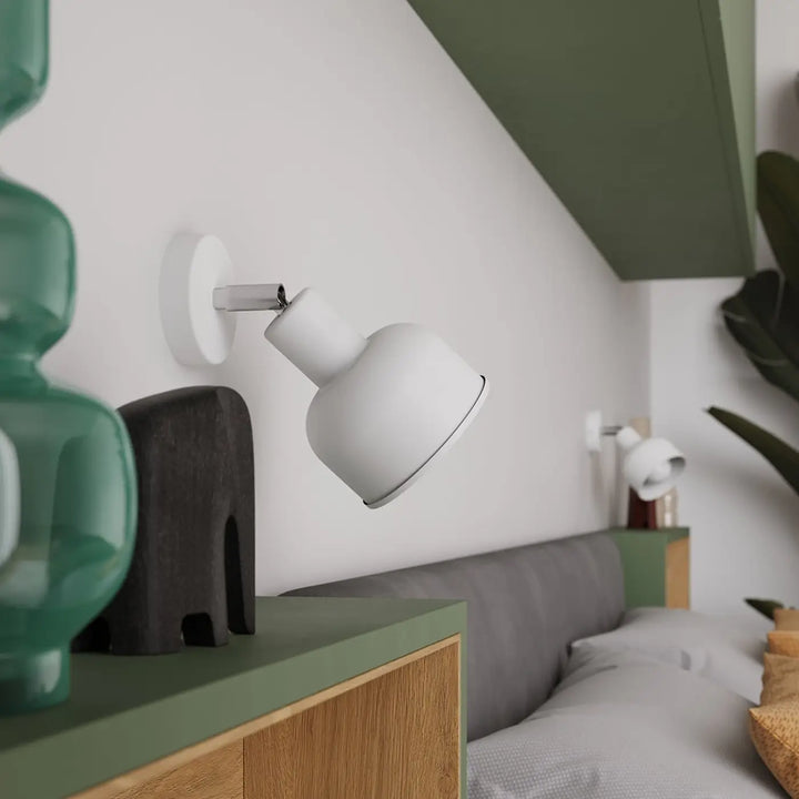 Applique murale blanc dans un intérieur contemporain