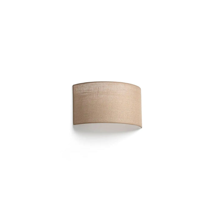 Applique Otton ronde horizontale 2 lumières en jute