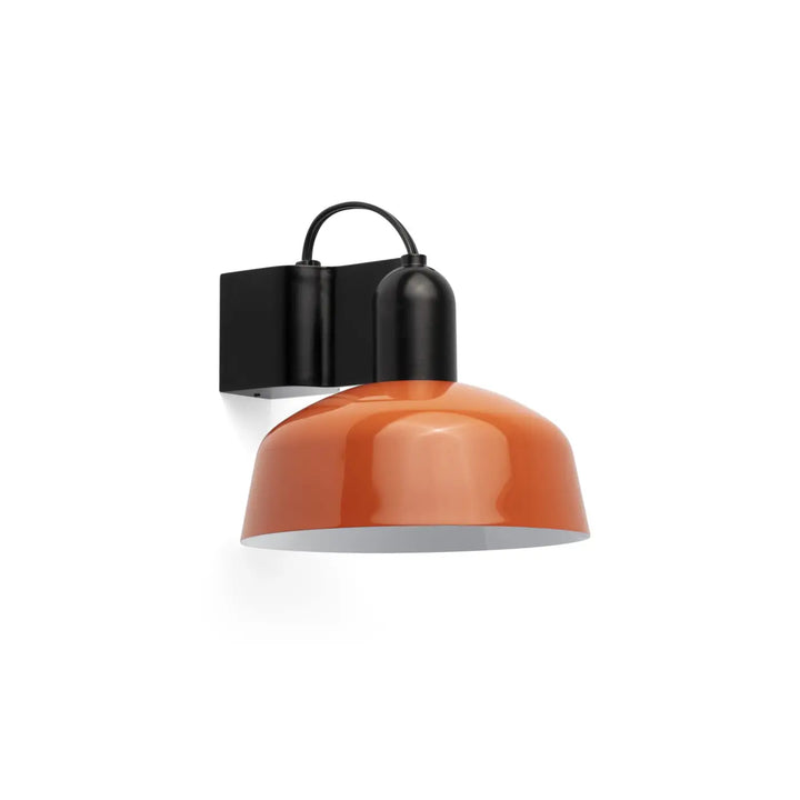 Applique murale Tatawin abat-jour métal orange roux de Faro Barcelona