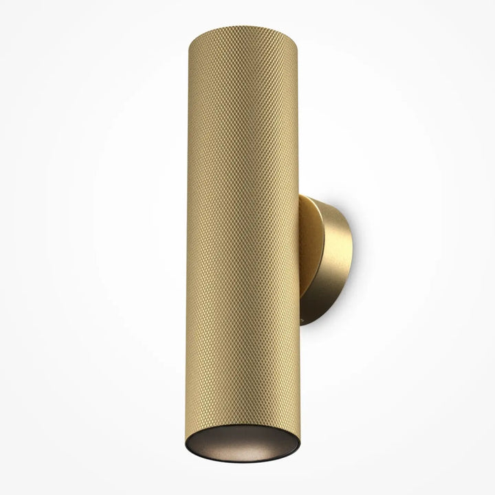 Applique murale artisan en métal doré avec surface texturée diamant pour éclairage d’accent moderne