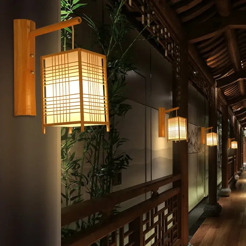 Applique Murale En Bambou Et Rotin Au Design Naturel