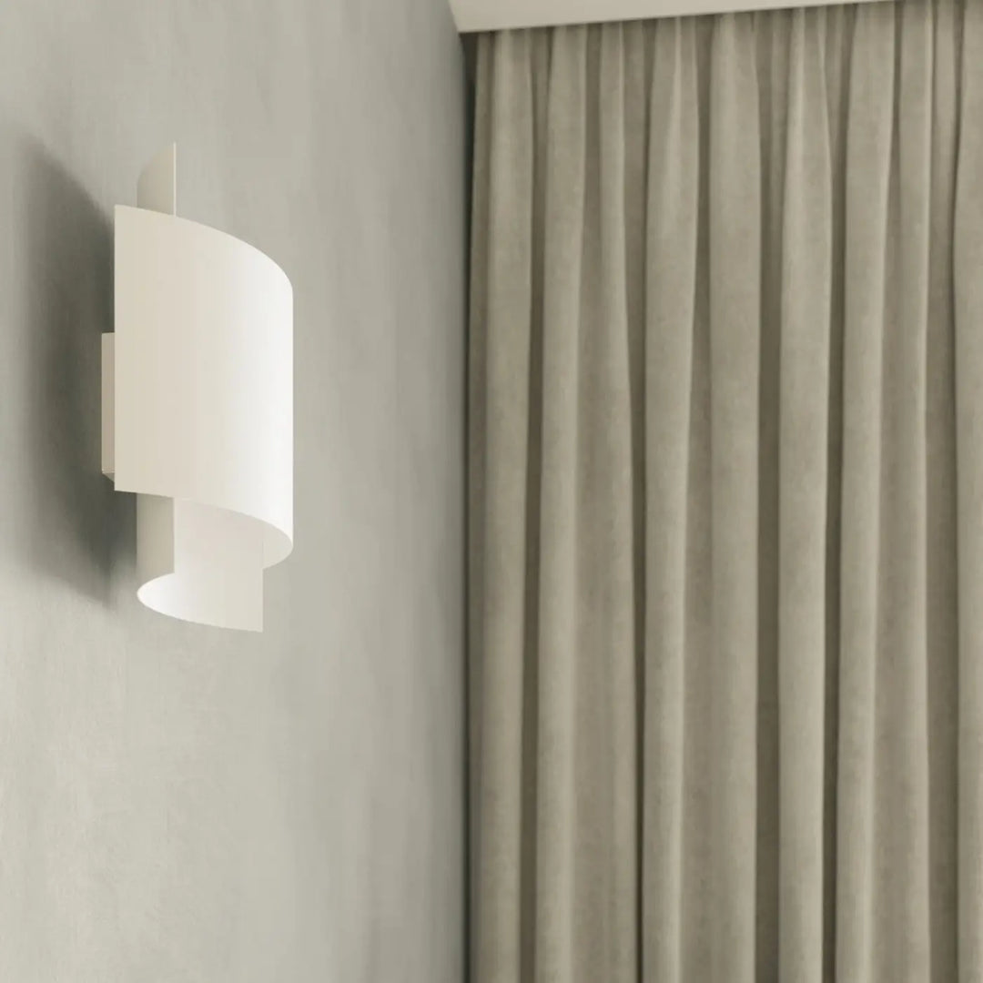 Applique murale blanc vue rapprochée dans son décor