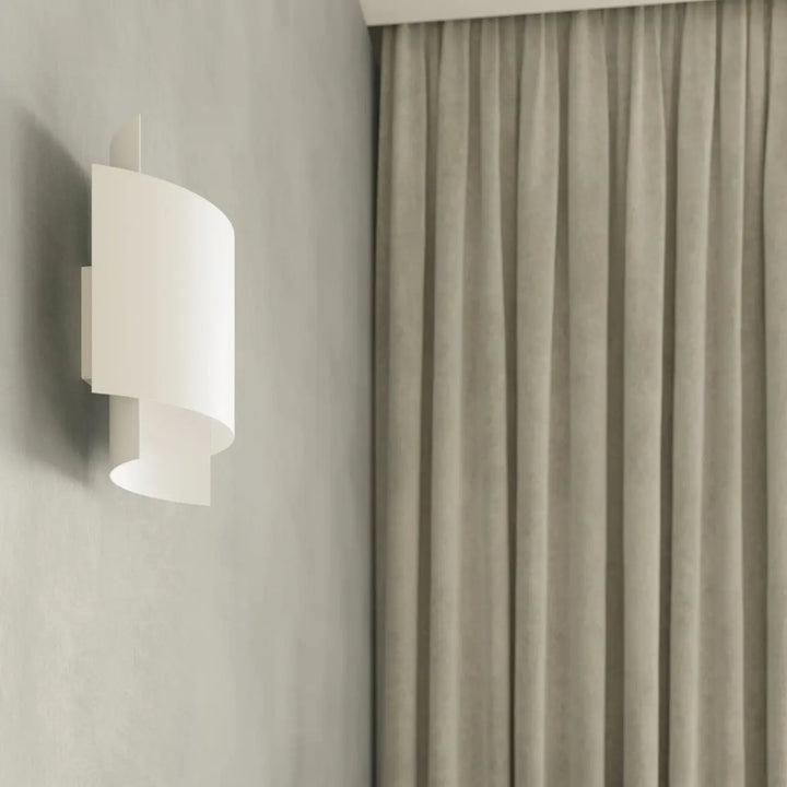 Applique murale blanc vue rapprochée dans son décor