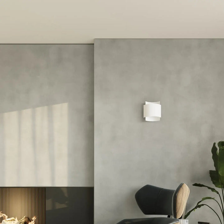 Applique murale blanc dans un intérieur contemporain