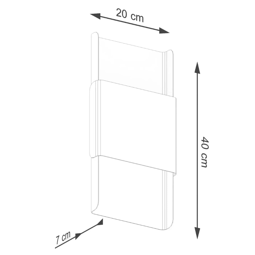 L’applique murale durlin blanc minimalisme rencontre fonctionnalité avec son porte-magazines mural à trois compartiments verticaux