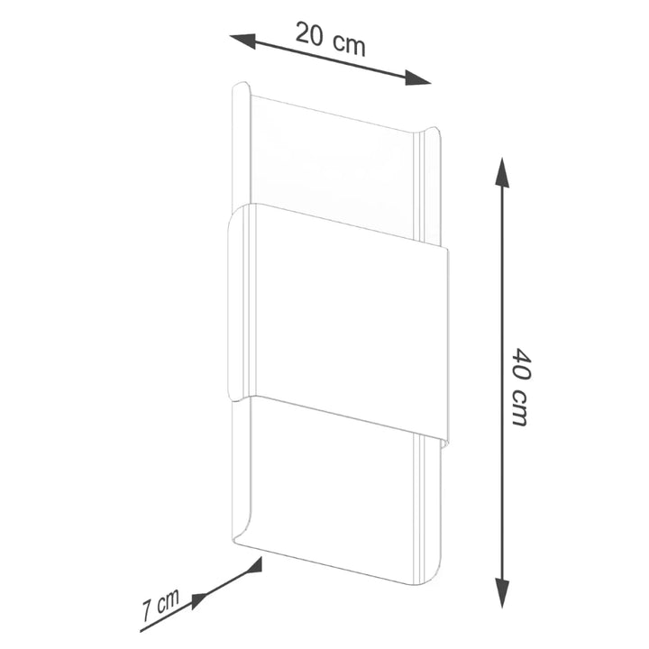 L’applique murale durlin blanc minimalisme rencontre fonctionnalité avec son porte-magazines mural à trois compartiments verticaux