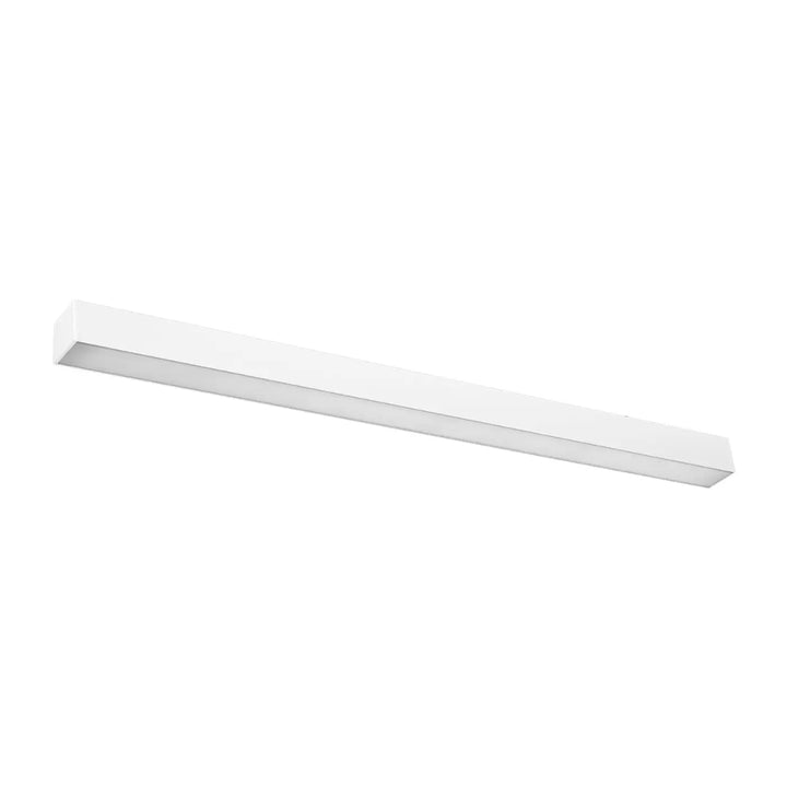 Applique murale led rectangulaire blanche collection pinne avec module led intégré et paramètres d’éclairage 3000k