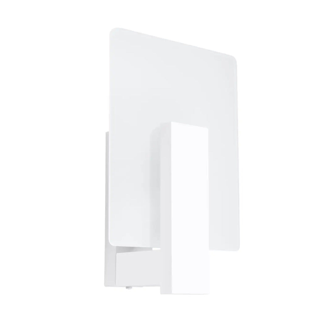 Applique murale lappo blanc avec design géométrique minimaliste, lampes surprenantes au design intemporel et élégant