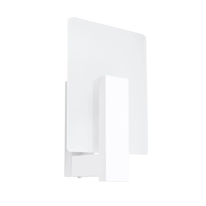 Applique murale lappo blanc avec design géométrique minimaliste, lampes surprenantes au design intemporel et élégant