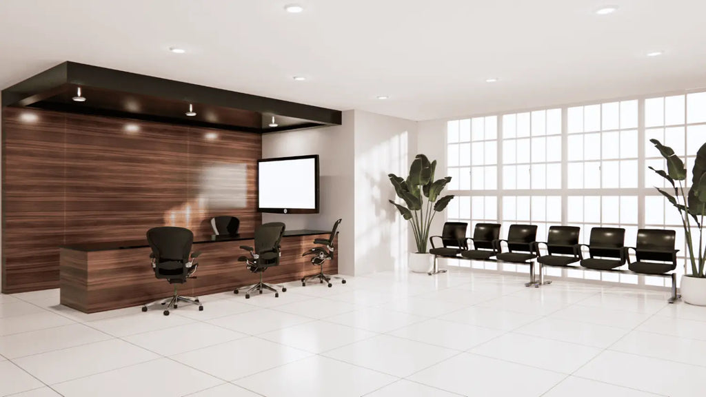 Éclairage mural pour un bureau moderne et élégant