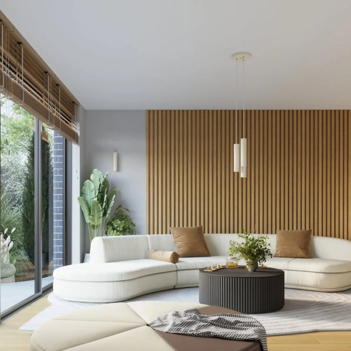 Applique Murale beige dans un intérieur contemporain