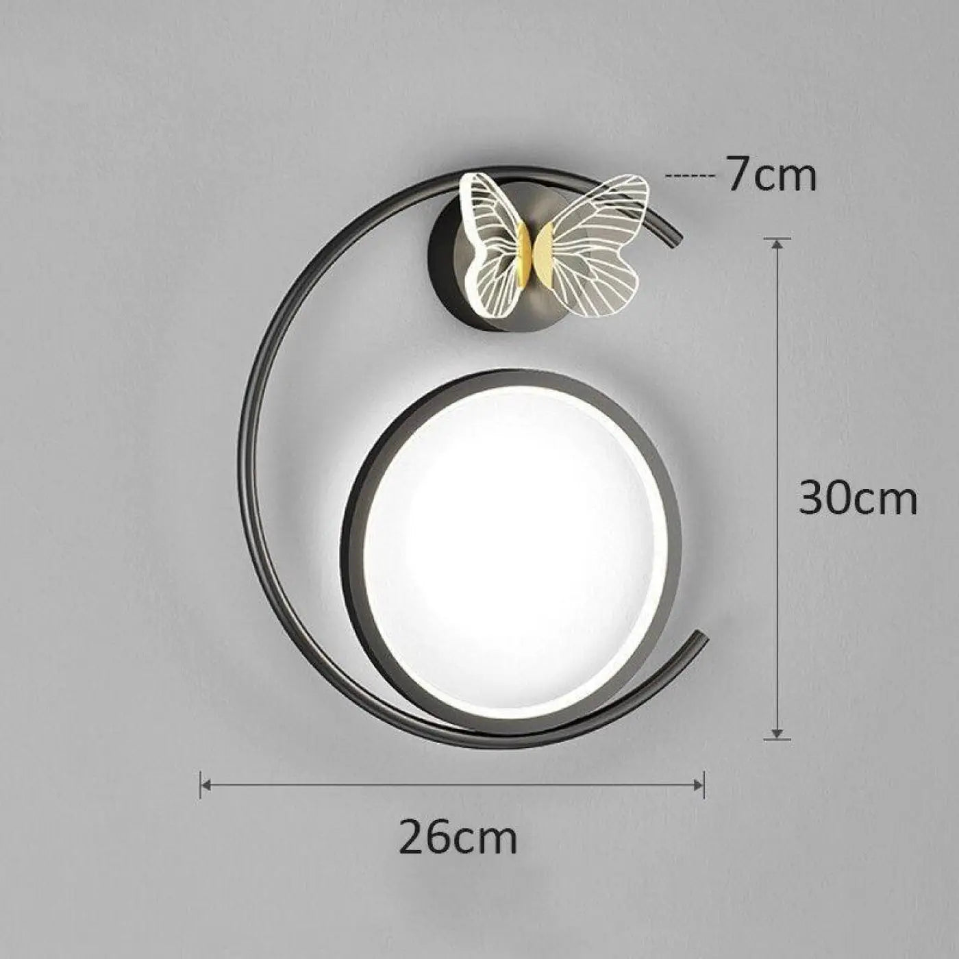 Applique murale led papillon décorative pour chambre d'enfant Applique murale led papillon décorative pour chambre d'enfant
