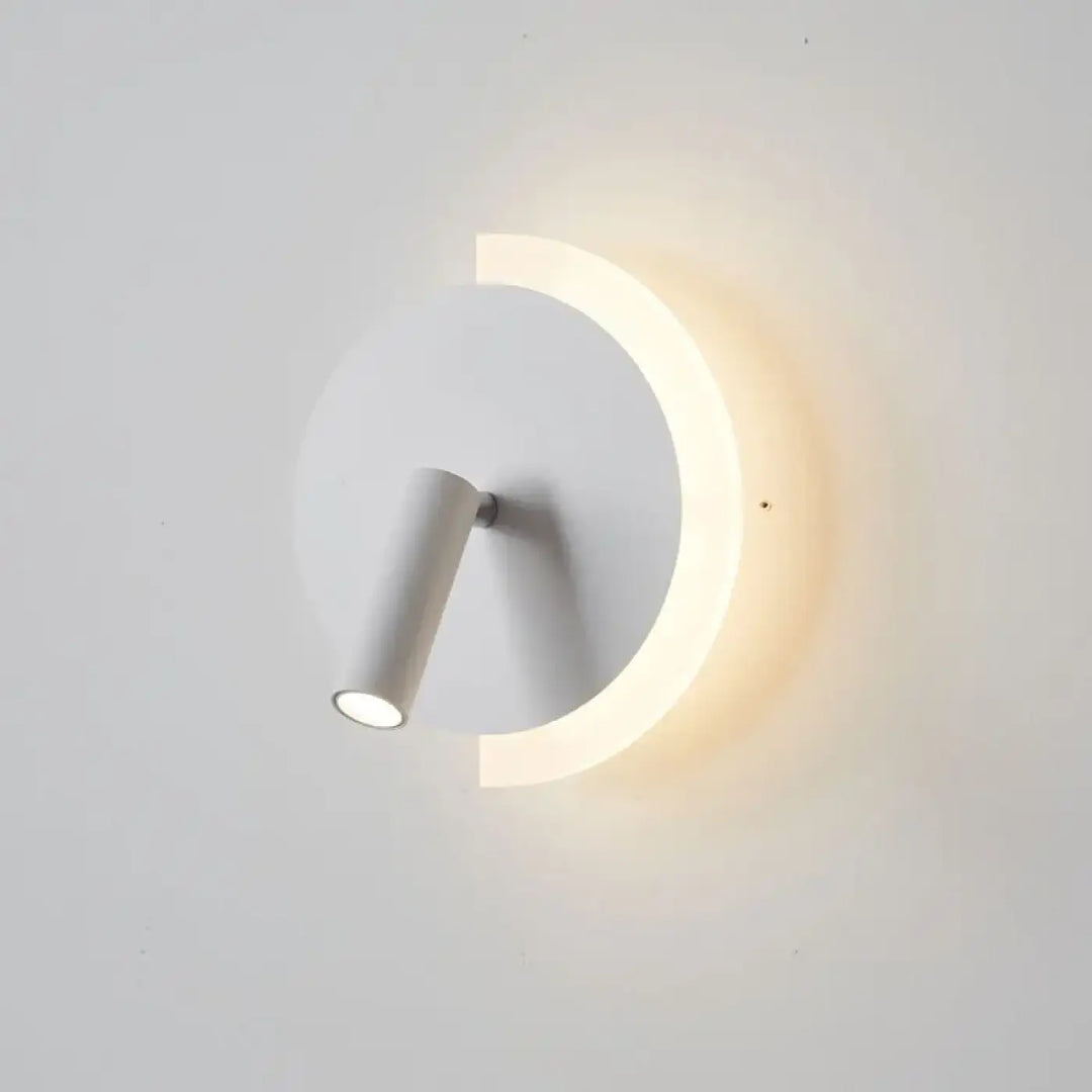 Applique murale circulaire à LED en orange, vert, noir ou blanc

