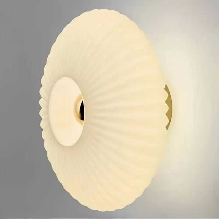 Applique Murale Circulaire En Verre Au Style Vintage Et Rétro