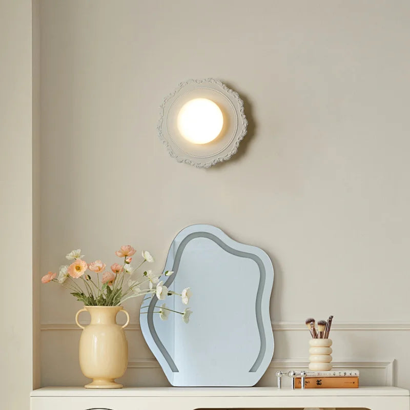 Applique murale contemporaine et originale en forme de fleur