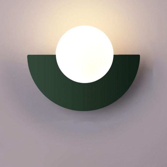 applique murale verte