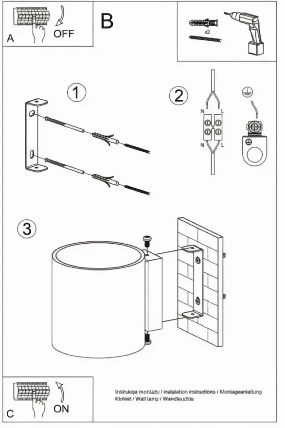 Applique murale orbis avec bras ajustable et abat-jour cylindrique en métal argenté, parfaite au-dessus d’un lit