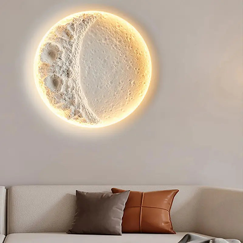 Applique Murale Décorative Demi Lune Acrylique