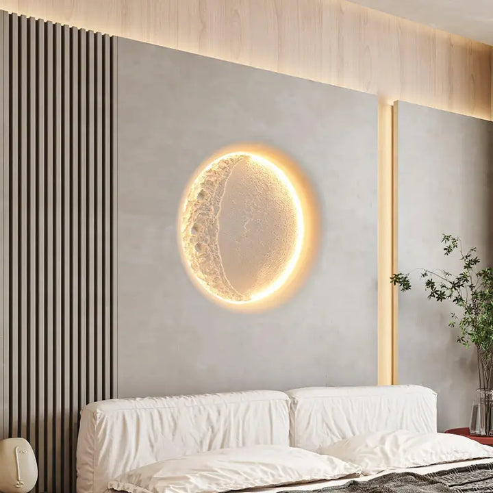 Applique Murale Décorative Demi Lune Acrylique