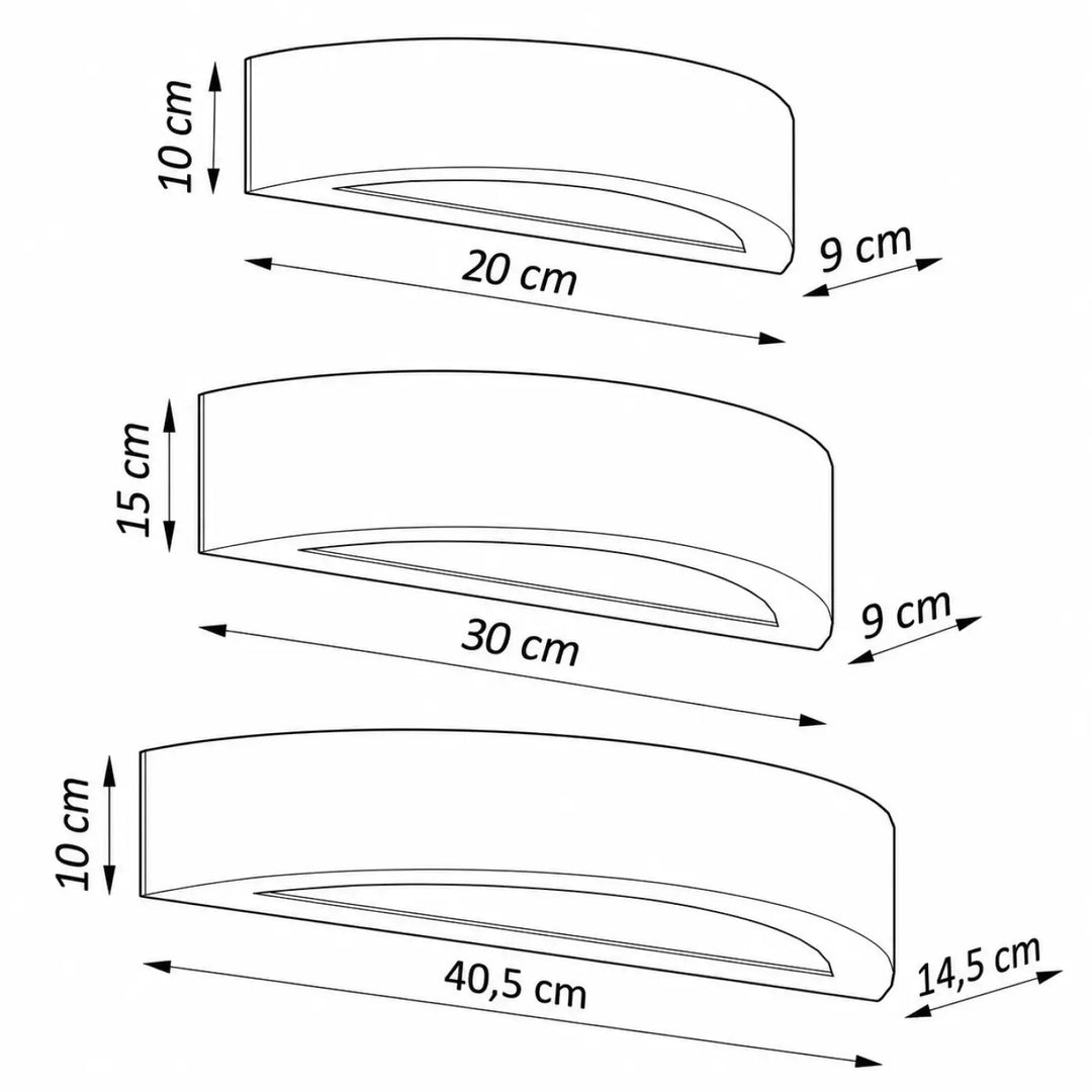 Applique murale atena minimaliste avec design courbe et ampoule e27 idéale pour cage d’escalier moderne