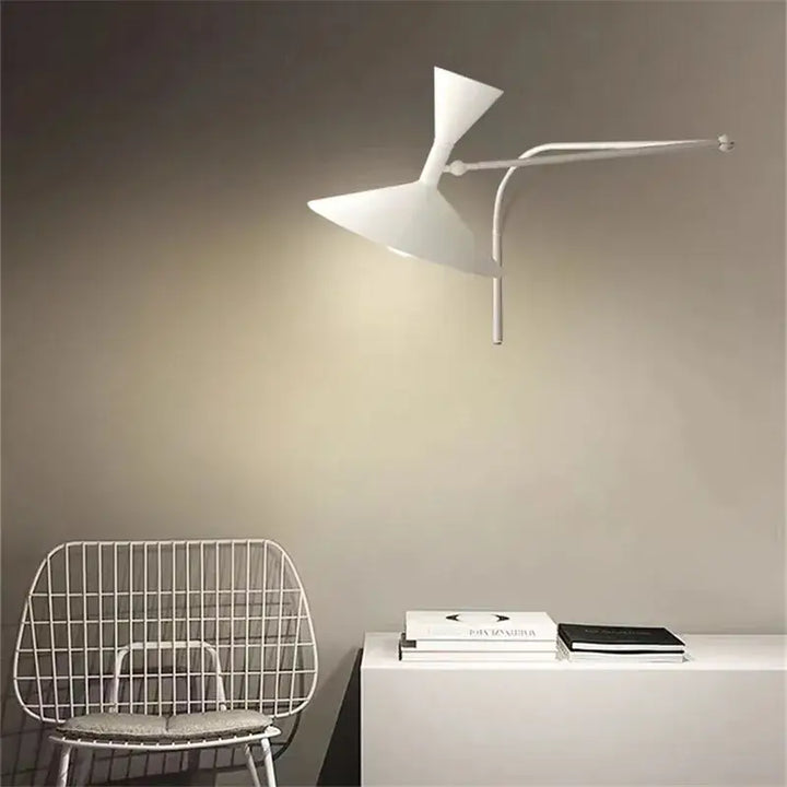 Applique murale design articulée style industriel moderne