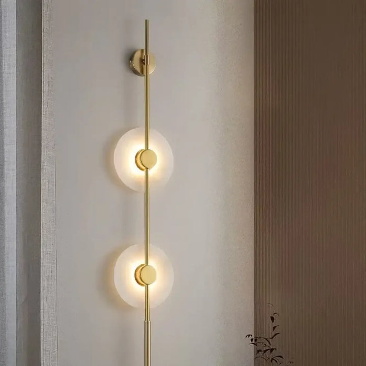 Applique design contemporain à cercles lumineux élégant
