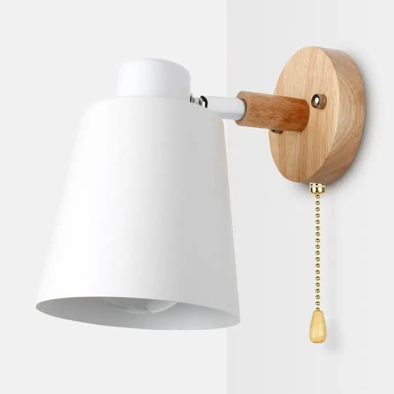 Applique Murale Design Scandinave Aluminium Et Bois