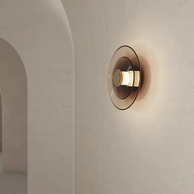 Nordic Modern Glass Wall Lamp Bedroom Bedside Restaurant Kitchen Corridor Staircase Led Sconce Fixture Light Indoor