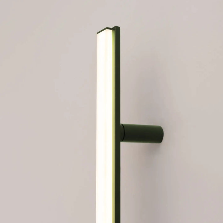 Applique murale lagom 120 vert olive design minimaliste avec led noir mat et excellente finition de la collection lagom allie