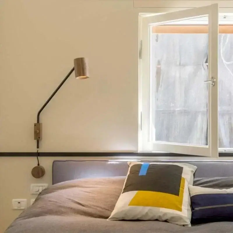 Applique murale effet bois orientable design minimaliste moderne