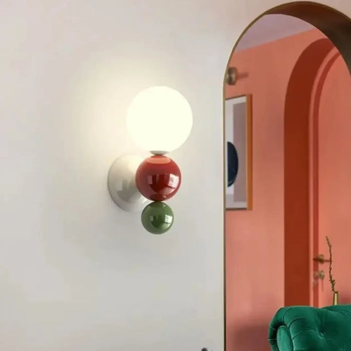 Applique murale en fer et led pour éclairage doux look chic