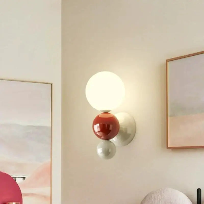 Applique murale en fer et led pour éclairage doux look chic