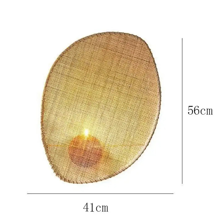 Applique murale naturelle design bohème beige style chic