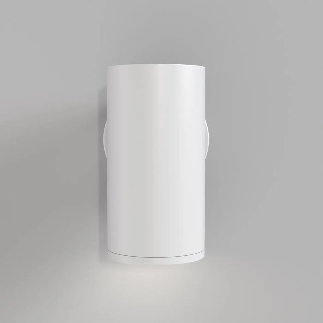 Applique murale focus s cylindre blanc minimaliste design cylindrique monté au mur