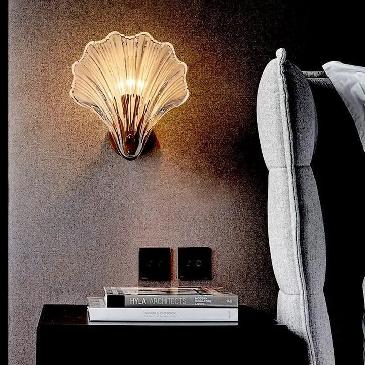 Applique Murale Forme Coquillage Blanche