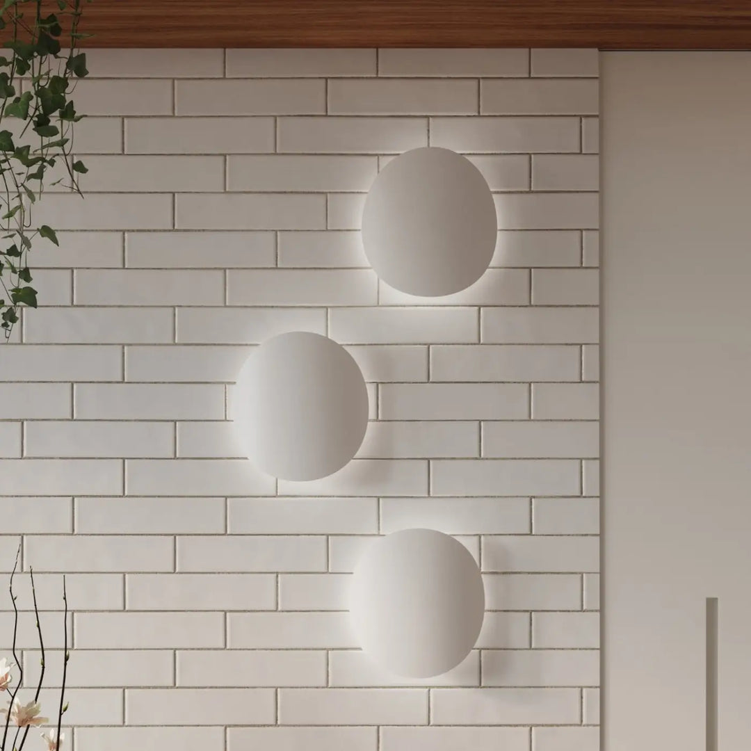 Applique murale blanc vue rapprochée dans son décor