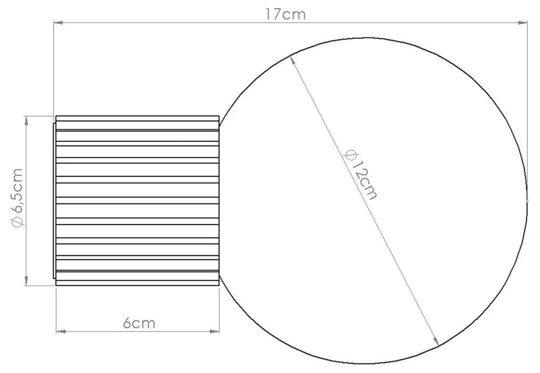 Applique murale halo avec socle cannelé en métal et lumière douce pour intérieur moderne