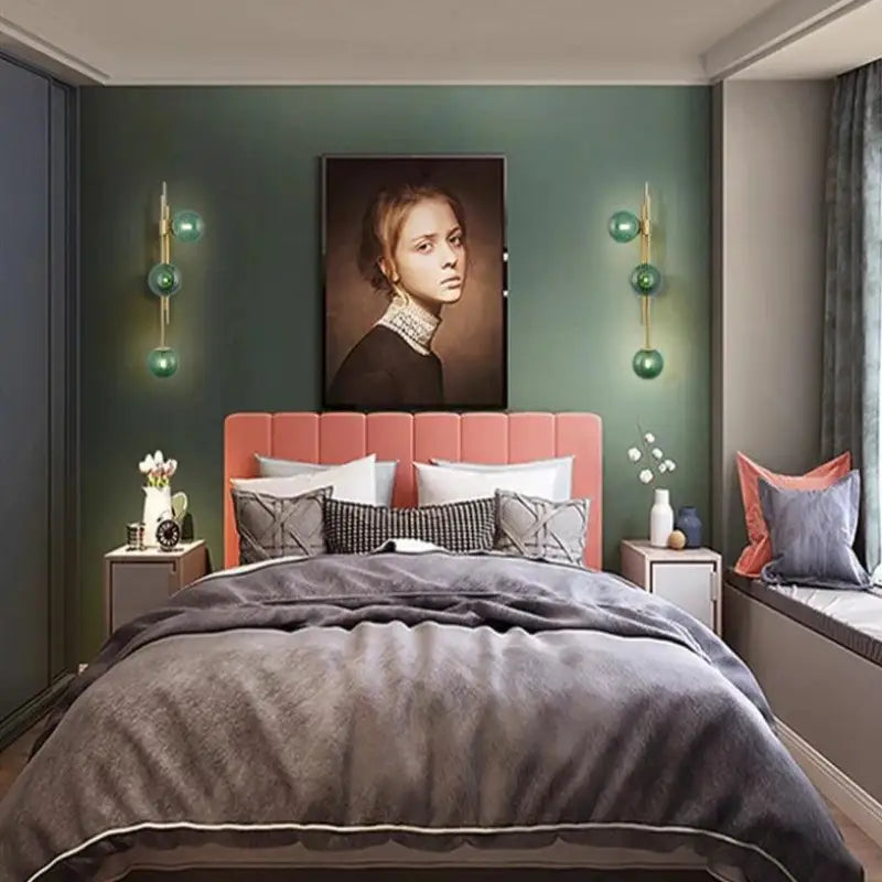 Applique Murale Globe Verre Design Élégant