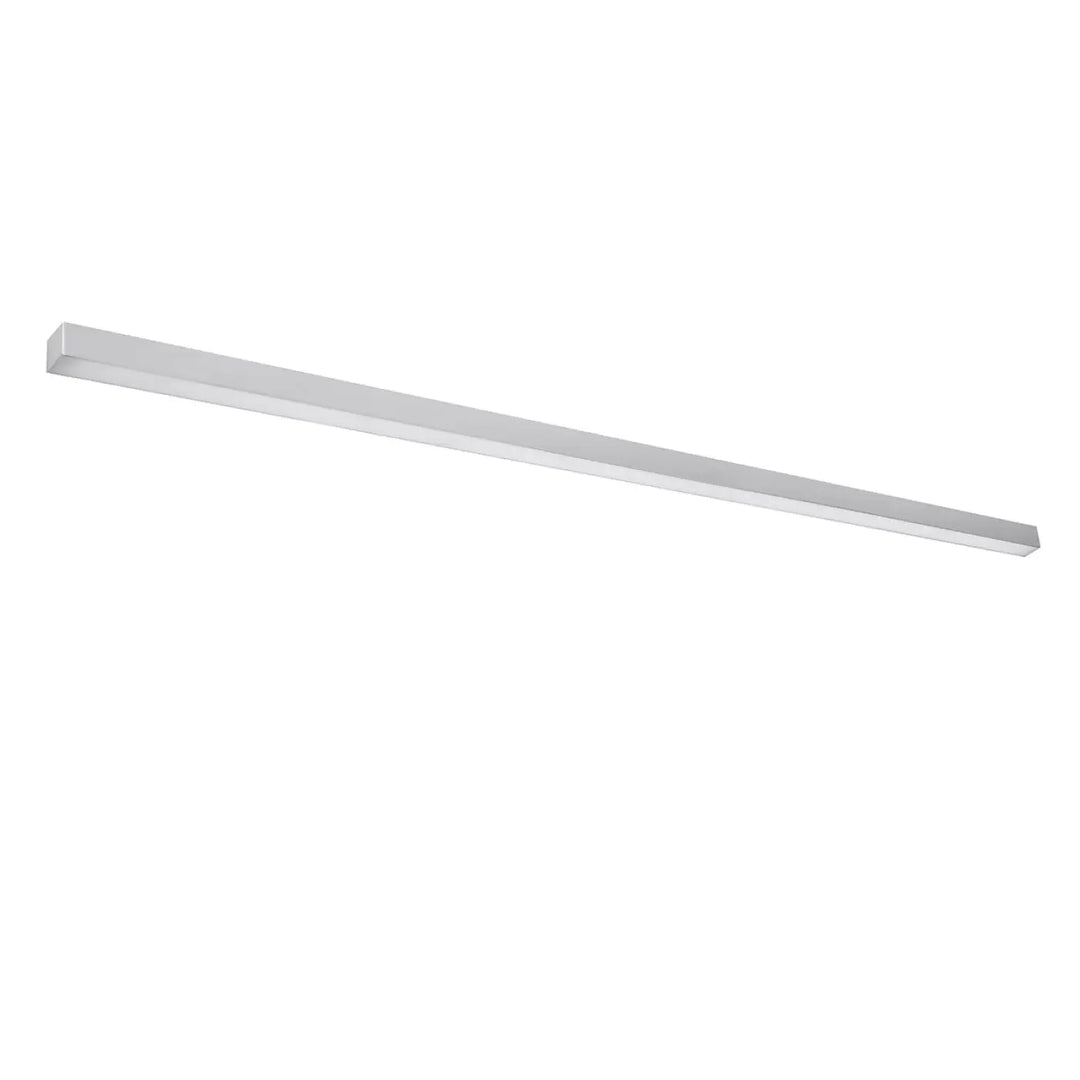 Applique murale pinne 200 gris avec led strip moderne, finition mate blanche, plusieurs tailles et paramètres déclairage