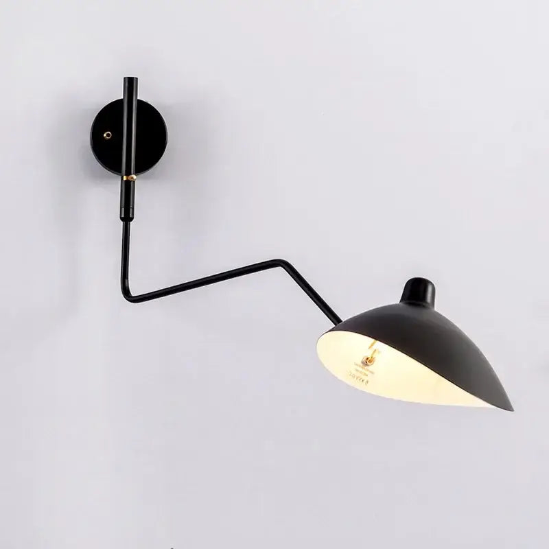 Applique industrielle orientable noir mat luminaire raffiné